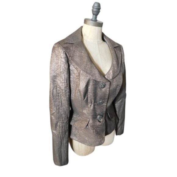 Kay Unger Size 10 Designer 2 Piece Dressy Formal Designer Suit - Picture 2 of 6